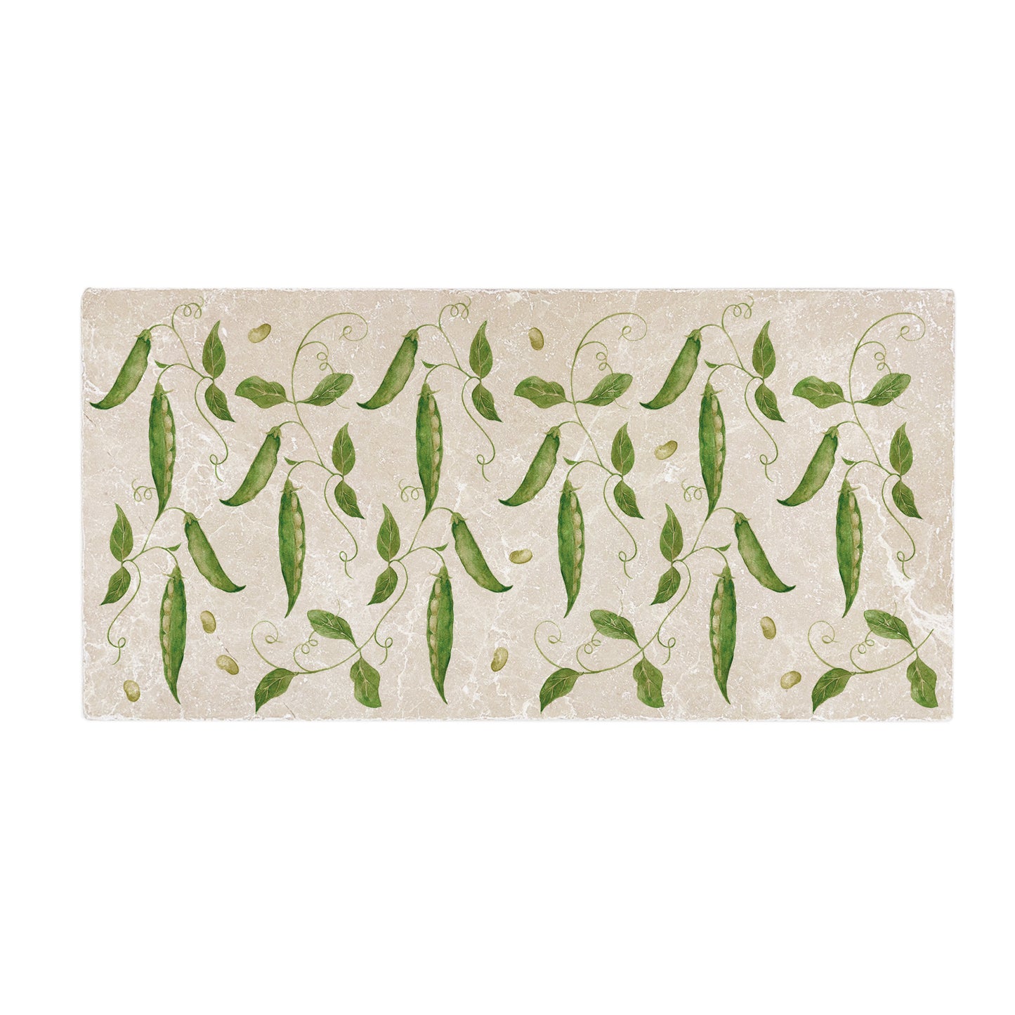 Watercolour Runner bean design.