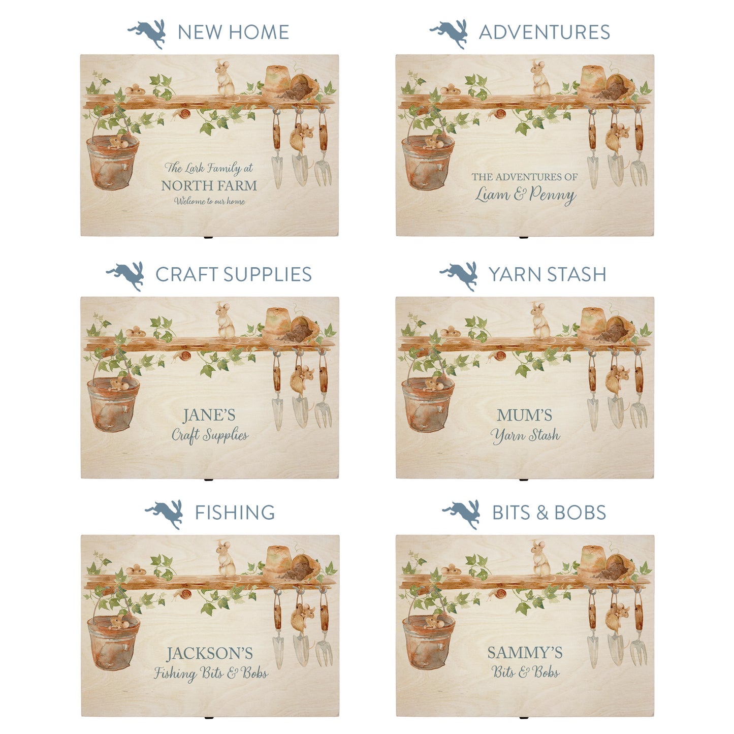 This shows our beautiful Large wooden gift box with the various personalisation options you can choose to offer a truly customised present for a loved one. Couples names, memory boxes, keepsakes, photo storage, key boxes the uses are endless.