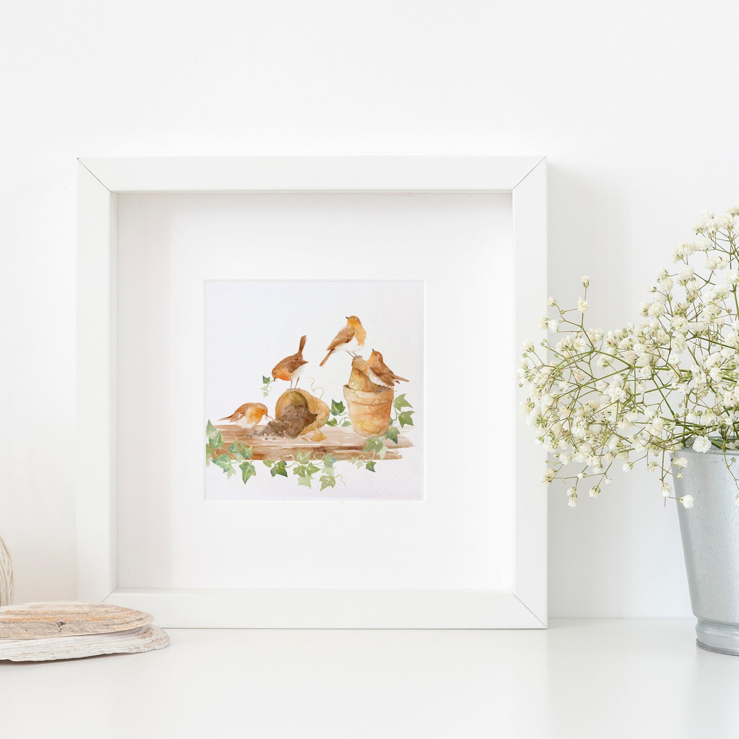 The Rabble of Robins Bookmark Greetings Card