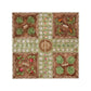 A marble Ludo game board with an allotment theme, featuring vegetable beds and a garden path.