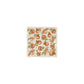 A marble 10x10cm wall tile with a maximalist watercolour red apple pattern.