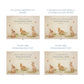 Wooden box with a decorative lid featuring illustrations Baby bunnies Perfect funeral memory keepsake box, for storing ashes, order of service, flowers and coping with baby loss capturing your loved ones things in one place 