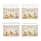 Wooden box with a decorative lid featuring illustrations Baby bunnies Perfect funeral memory keepsake box, for storing ashes, order of service, flowers and coping with baby loss capturing your loved ones things in one place 