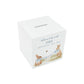 watercolour baby animal money box handmade for birthday gift