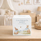 watercolour baby animal money box handmade for birthday gift