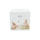 watercolour baby animal money box handmade for birthday gift