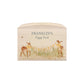 Baby Fawn with bunting and bows in a water colour design, the perfect money box for your little savers. Newborn, birthday and christening gift. 