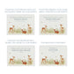 Luxury solid wooden white painted with Baby Fawn in a meadow with buzzy bees, a beautiful watercolour illustration our urns and Caskets for displaying or burying ashes. Customisable and can be personalised. Perfect funeral memory keepsake urn, for storing ashes for humans and pets. Coping with baby loss. 