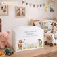 Baby Highland cows in a watercolour design on a childrens money box. Perfect for bedroom and nursery. 