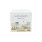 personalised handmade baby keepsake money box for new baby gift- Baby Lambs with bunting and bows 