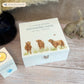 White Square personalised Wooden box with a decorative lid featuring illustrations Baby Highland Cow Perfect funeral memory keepsake box, for storing ashes, order of service, flowers and coping with baby loss capturing your loved ones things in one place. 