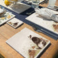 Badger and Mole design on natural stone, the perfect woodland pair to fill your home with countryside delights. Featuring The Humble Hares unique watercolour style. Great centre piece 