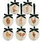 Marble Christmas Bauble Set of 8