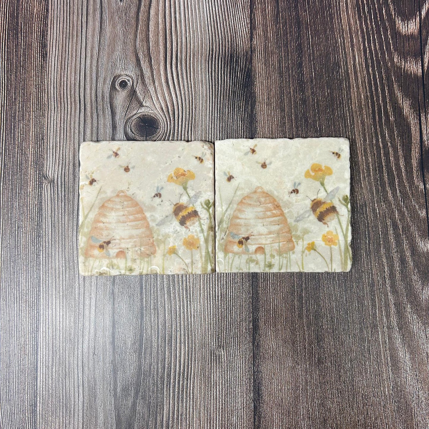 The Humming Hive Coasters Set of 2 **Low stock** SECONDS 6