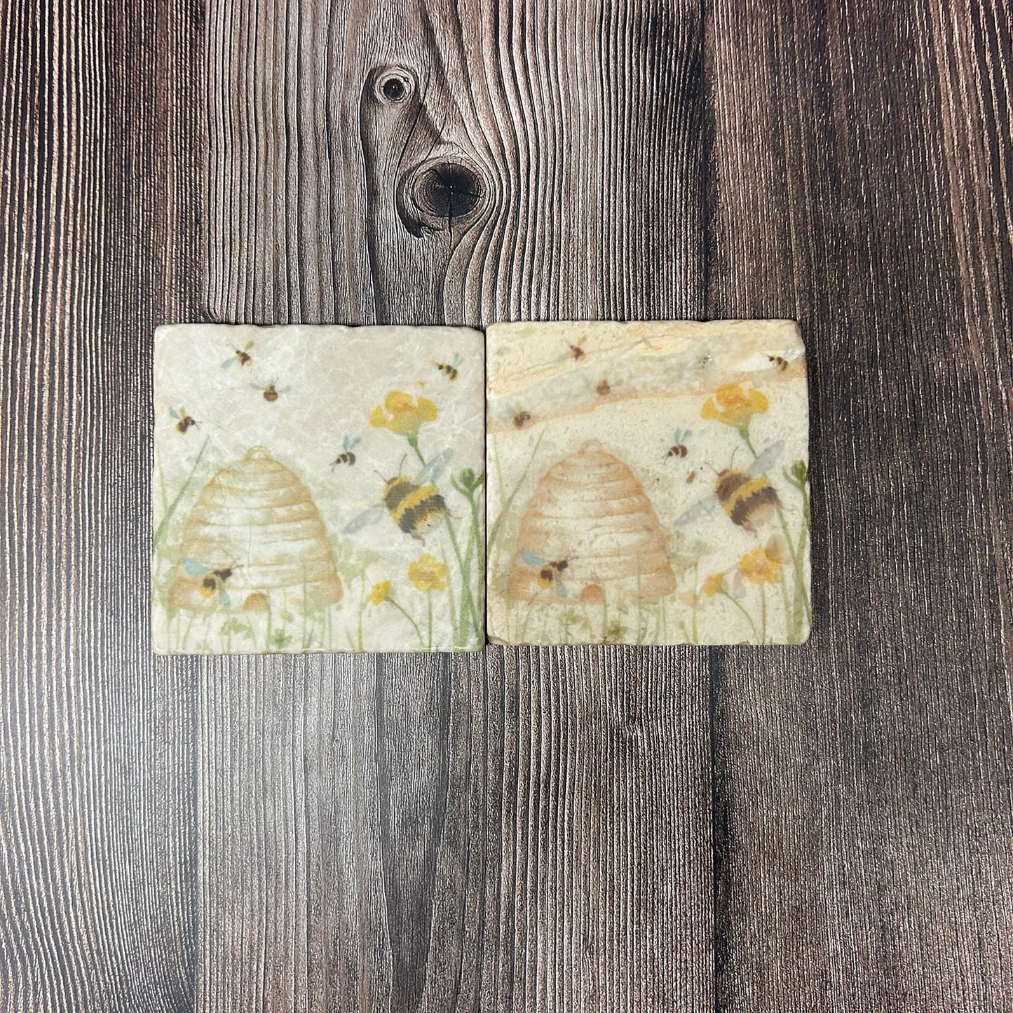 The Humming Hive Coasters Set of 2 **Exclusive offer** SECONDS 9