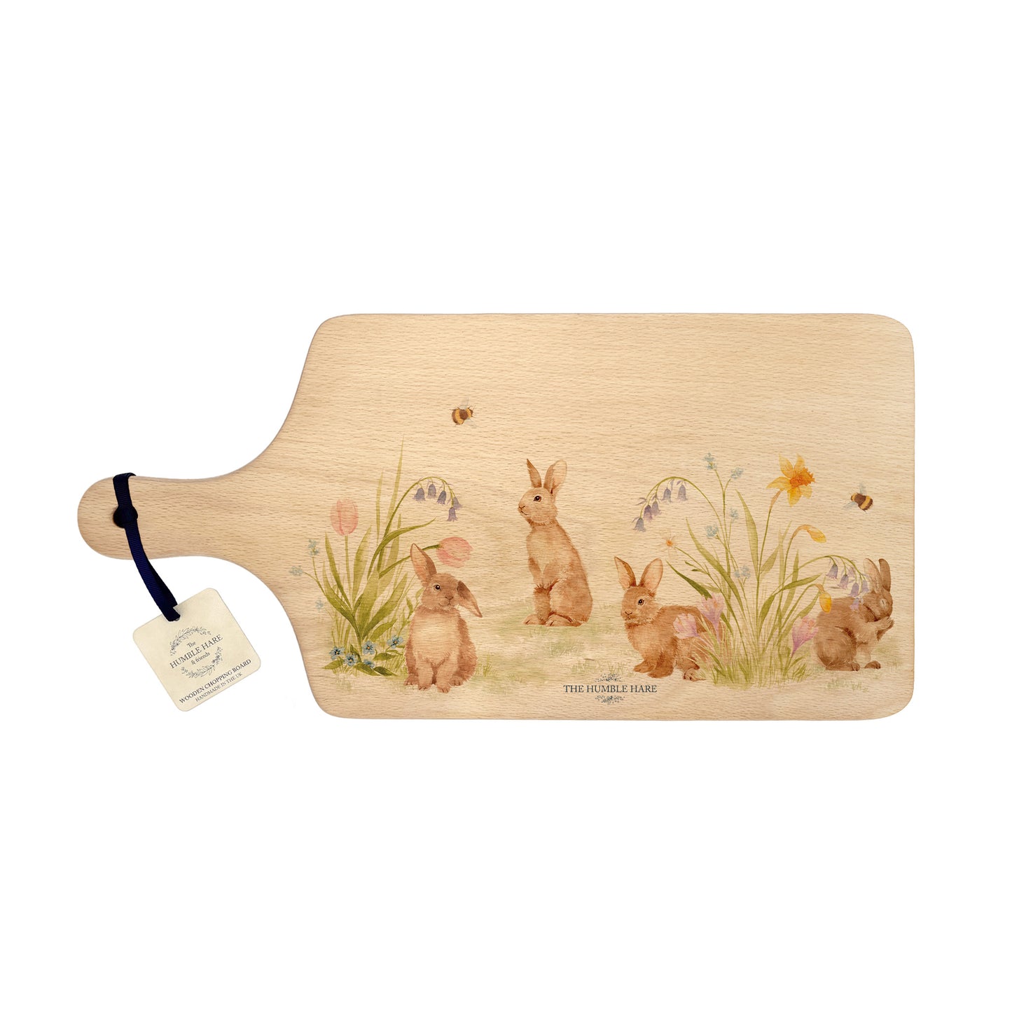 Blooming Bunnies flip paddle chopping board 