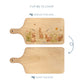 Blooming Bunnies flip paddle chopping board 