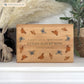 A beautifully crafted solid Bamboo wooden urn, personalised and finished with a soft watercolour design of flying Butterflies, Thoughtfully made for either display or burial, this personalised urn can be customised to create a meaningful memorial. Perfect for holding ashes of a loved one or a beloved pet, it serves as a comforting tribute and keepsake. 