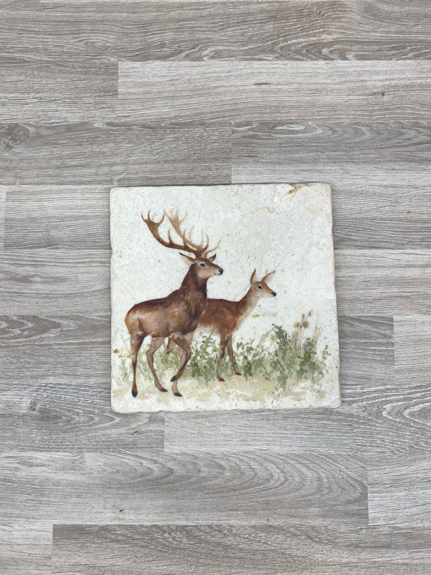 The Doting Deer Medium Platter **Almost gone ** SECONDS 1