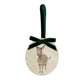 Personalised Christmas Bauble featuring our Little Donkey, Perfect first Christmas, new baby baubles for a truly magical Christmas decoration