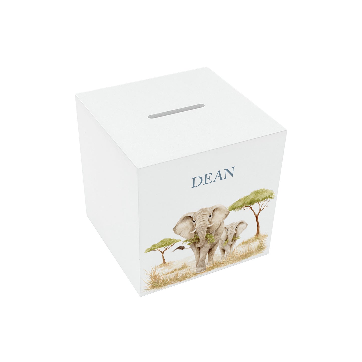 handmade baby money box styled in childrens bedroom nursery décor
