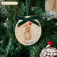 Bring the charm of the countryside into your home this holiday season with our oval-shaped marble baubles. Each features delicate watercolour designs, finished with a velvet ribbon in your favourite colour, and can be personalised to add a bespoke touch to your Christmas decorations.