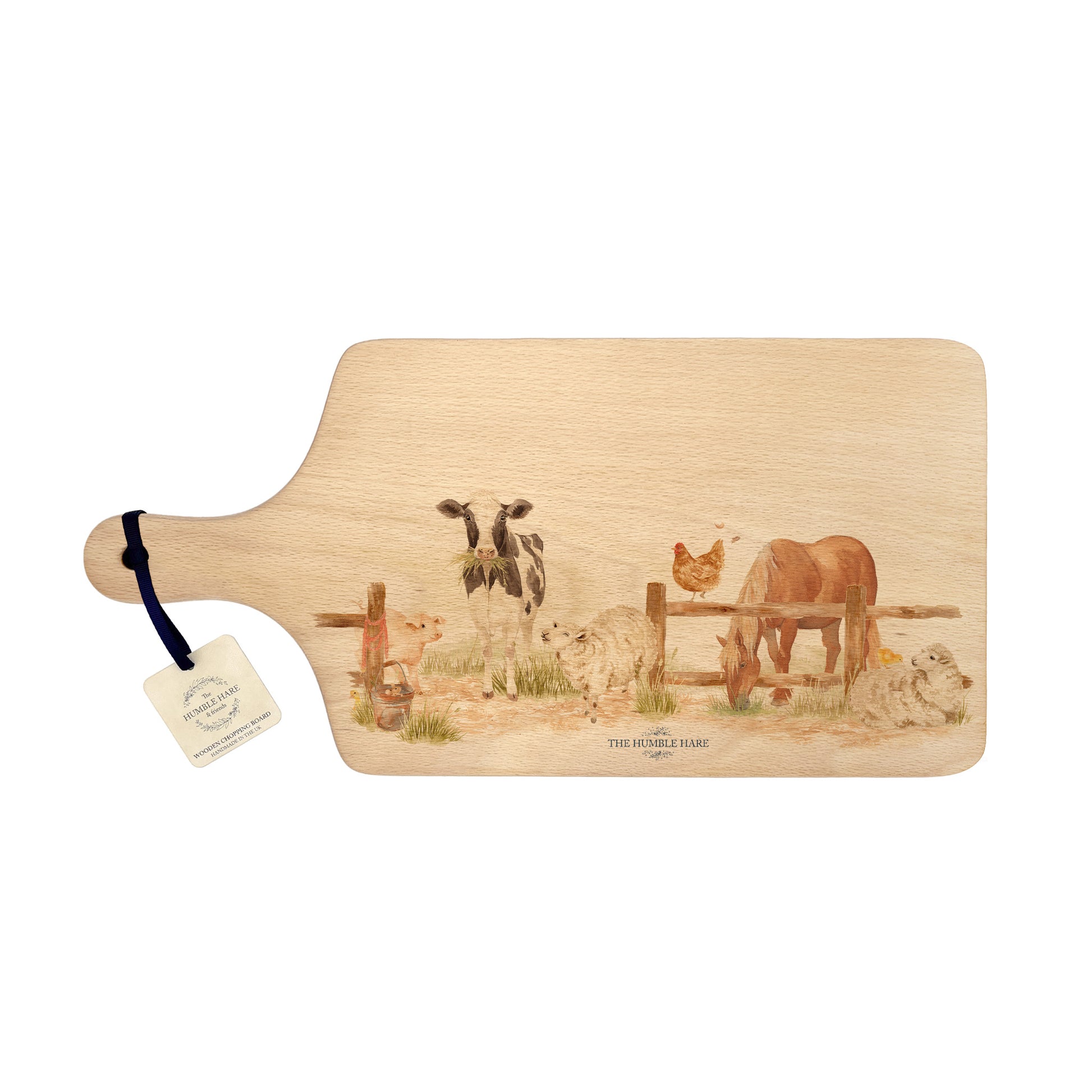 Farmyard Animal chopping board 