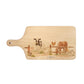 Farmyard Animal chopping board 