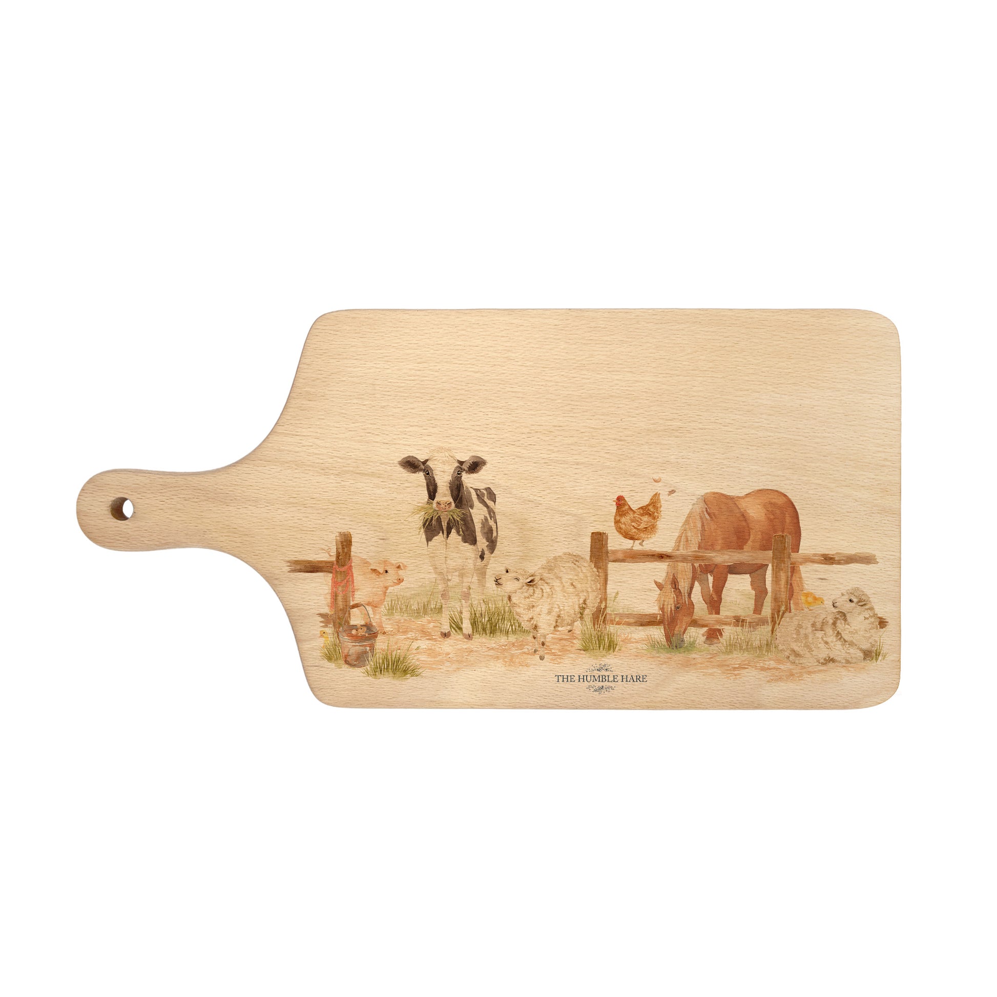 Farmyard Animal chopping board 