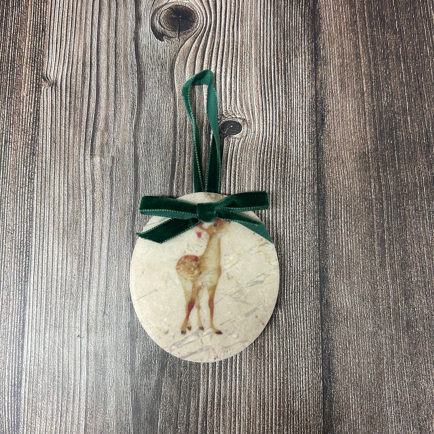 Baby Fawn Marble Christmas Bauble **Exclusive offer** SECONDS 3