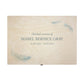 Wooden box with a decorative lid featuring illustrations of a Floating Feathers Perfect funeral memory keepsake box, for storing ashes, order of service, flowers. capturing your loved ones favourite hobby