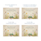 Wooden box with a decorative lid featuring illustrations of a Flower Garden with Children's welly boots. Perfect funeral memory keepsake box, for storing ashes, order of service, flowers