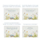 Luxury solid wooden white painted Flower Garden with children's wellies in several colour options on Branches watercolour illustration our urns and Caskets for displaying or burying ashes. Customisable and can be personalised. Perfect funeral memory keepsake urn, for storing ashes for humans and pets coping with baby loss 
