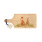Fox and Hare wooden chopping board 