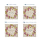 Wreath style personalised Splashback tile make it your own with your own text.