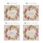 Wreath style personalised Splashback tile make it your own with your own text.
