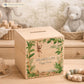 Cheeky little monkey swinging from the trees, watercolour baby money box handmade keepsake for new baby gift