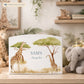 Personalised money box, Giraffe water colour design. 