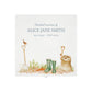 White Square personalised Wooden box with a decorative lid featuring illustrations of a Garden Scene, perfect for Granny, Mum, Grandma, Grandad, Dad who loved to be in the Garden  Perfect funeral memory keepsake box, for storing ashes, order of service, flowers and capturing your loved ones things in one place. 