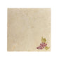 A large multipurpose marble platter with a minimalistic watercolour grape vine design.