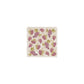A marble 10x10cm wall tile with a maximalist watercolour grape vine pattern.
