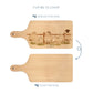 The Farm sheep getting into trouble, watercolour design flip chopping board 
