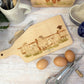 The Farm sheep getting into trouble, watercolour design flip chopping board 