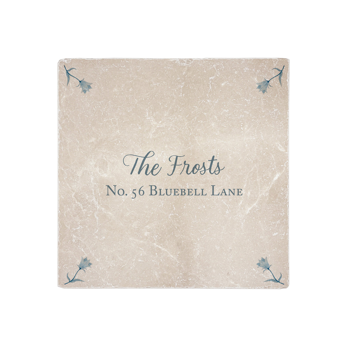 Harebell personalised Splashback tile make it your own with your own text. 