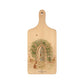 Secret Garden, Garden animals finding away through to the Hidden Garden. Great chopping board gift. 
