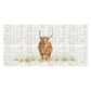Mosaic Highland Cow Designer Mural