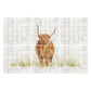 Mosaic Highland Cow Designer Mural