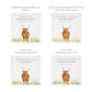 White Square personalised Wooden box with a decorative lid featuring illustrations of a highland cow in a field Perfect funeral memory keepsake box, for storing ashes, order of service, flowers and capturing your loved ones things in one place.
