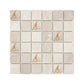 Watercolour Hare design shown across individual mosaic pieces.