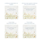 White Square personalised Wooden box with a decorative lid featuring illustrations of a Bee Meadow Perfect funeral memory keepsake box, for storing ashes, order of service, flowers and capturing your loved ones things in one place.